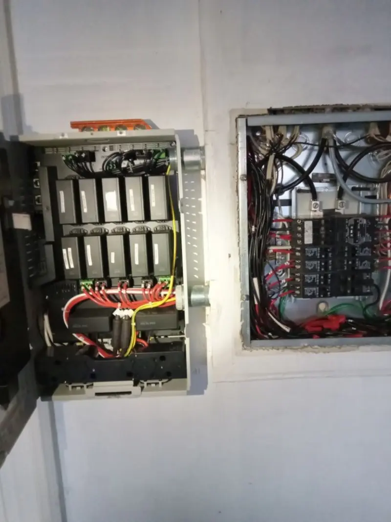 Electrical panel upgrade completed for Security Camera Wiring in Aventura